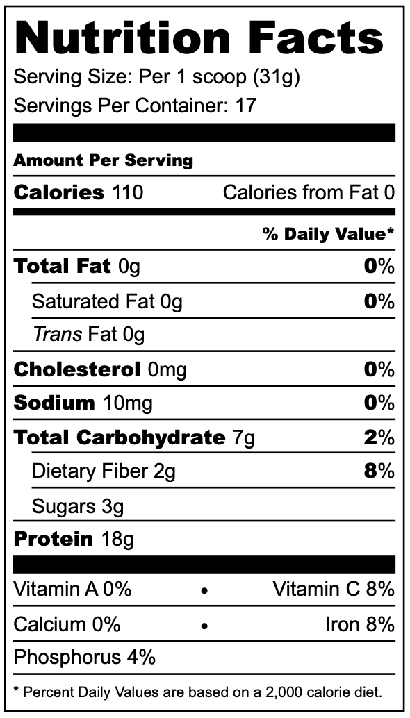 Protein Powder - Tropical Red