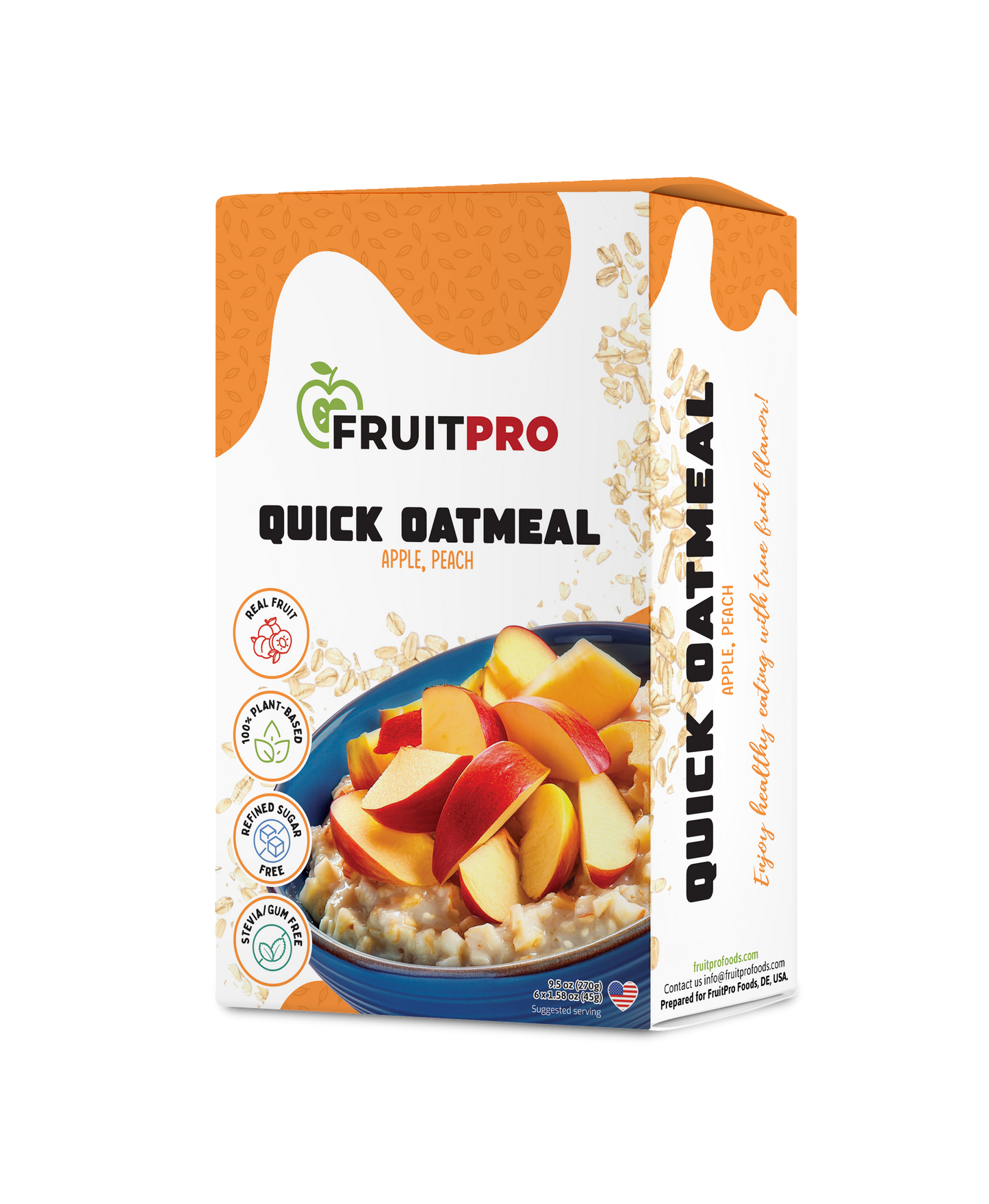 Quick Oatmeal - Apple, Peach (Box)