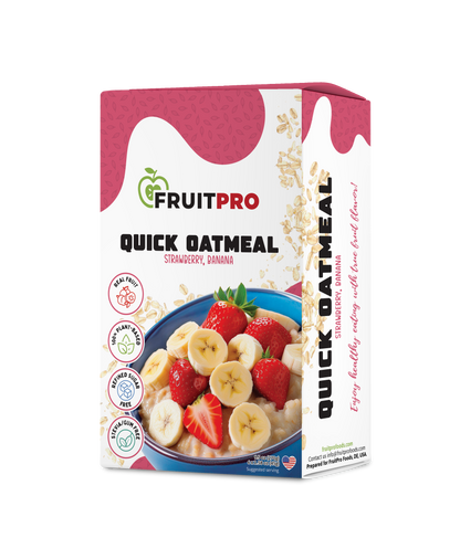 Quick Oatmeal - Strawberry, Banana (Box)