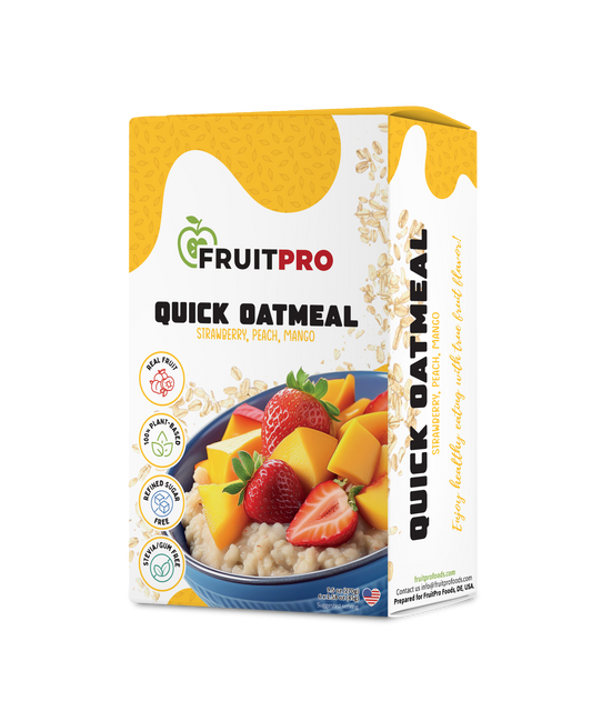 Quick Oatmeal - Strawberry, Peach, Mango (Box)