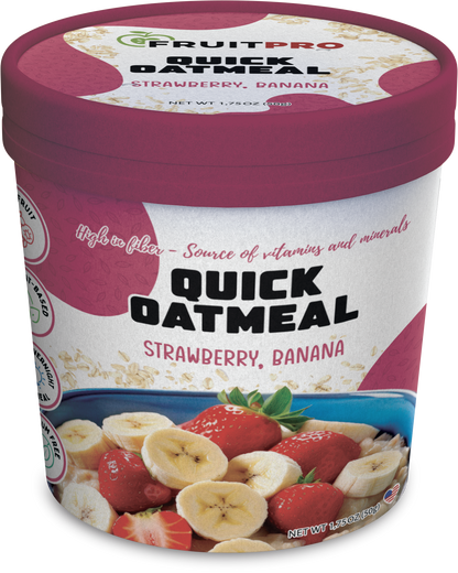 Strawberry Banana Grab'N'Go Quick Oatmeal