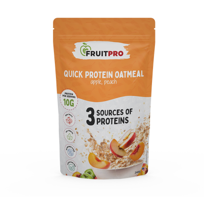 Quick Protein Oatmeal - Apple, Peach