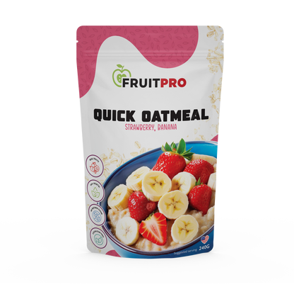 Quick Oatmeal - Strawberry, Banana