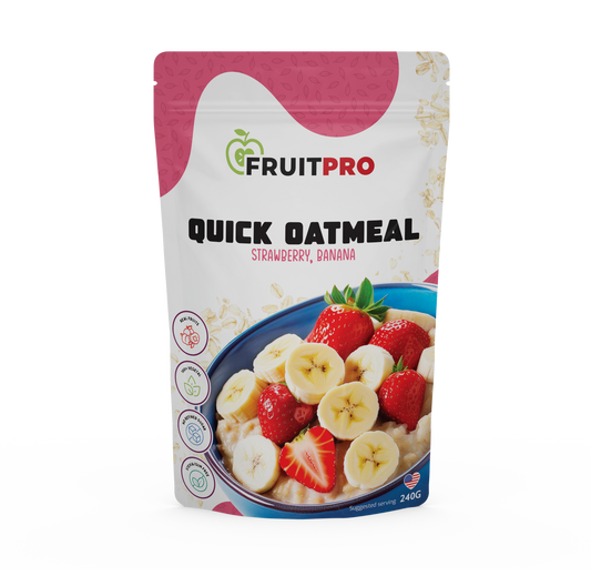 Quick Oatmeal - Strawberry, Banana